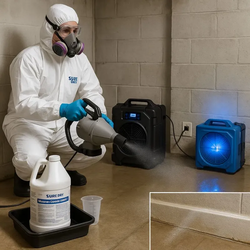 Sanitization and Odor Removal process in Bedminster, NJ
