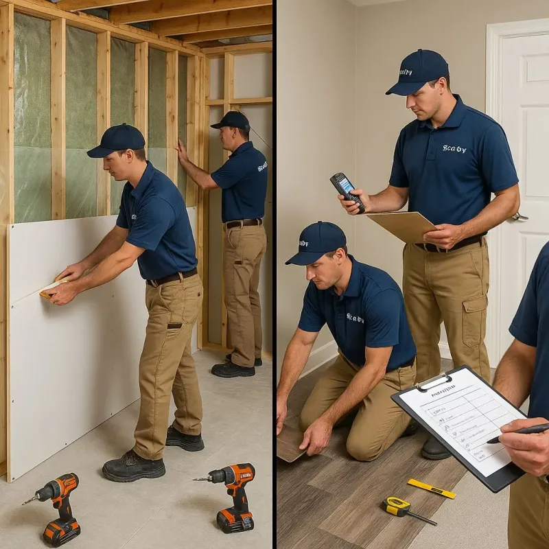 Repairs and Reconstruction process in Bedminster, NJ